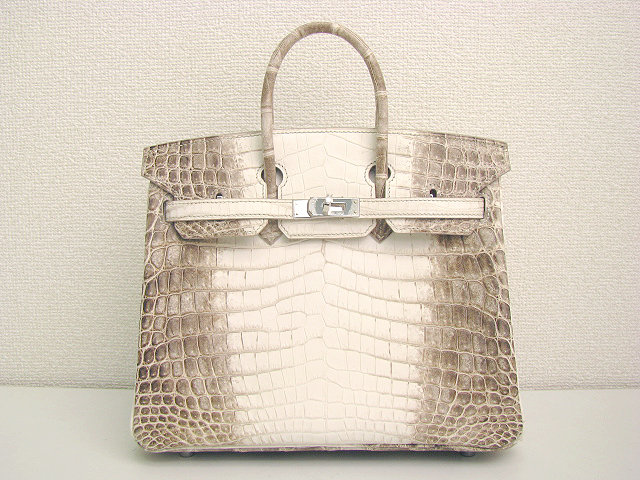 エルメス バーキン25(クロコダイルニロティカスマット/ヒマラヤ/シルバー金具)